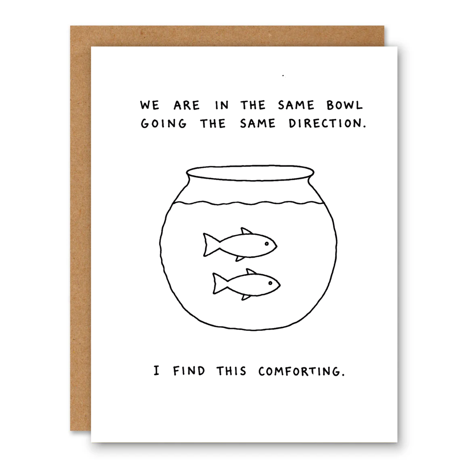 Same Bowl Fish Card