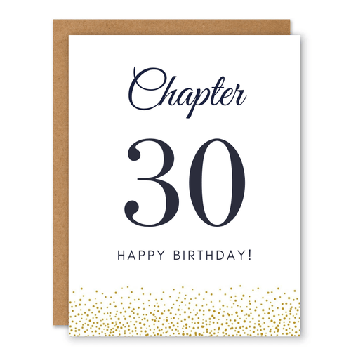 Chapter 30 Birthday Card - Ink and Paper by Aaron