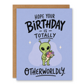 Cute Alien Birthday Card