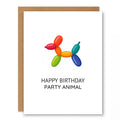 Balloon Dog Birthday Card