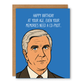 Funny Aging Co-Pilot Birthday Card
