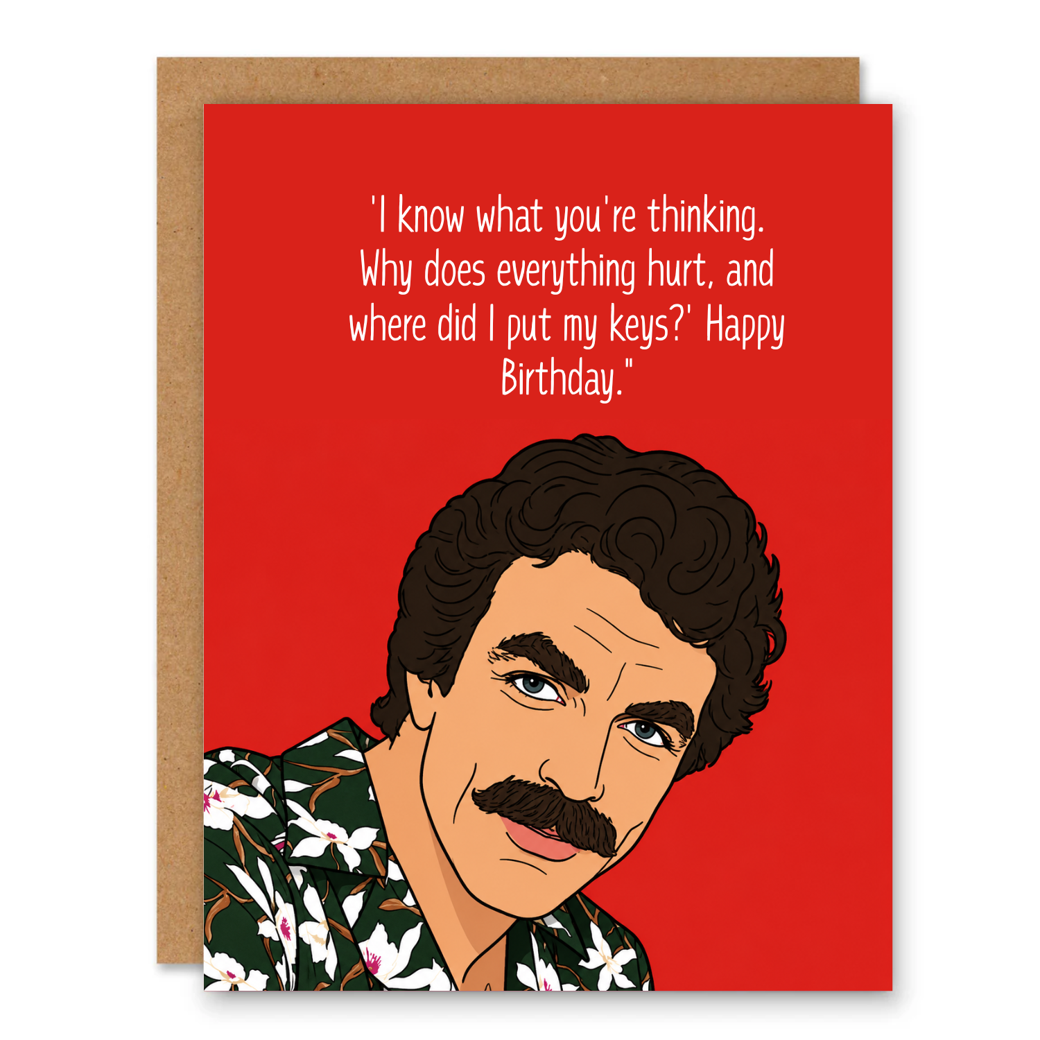 Funny Aging Birthday Card for Him,